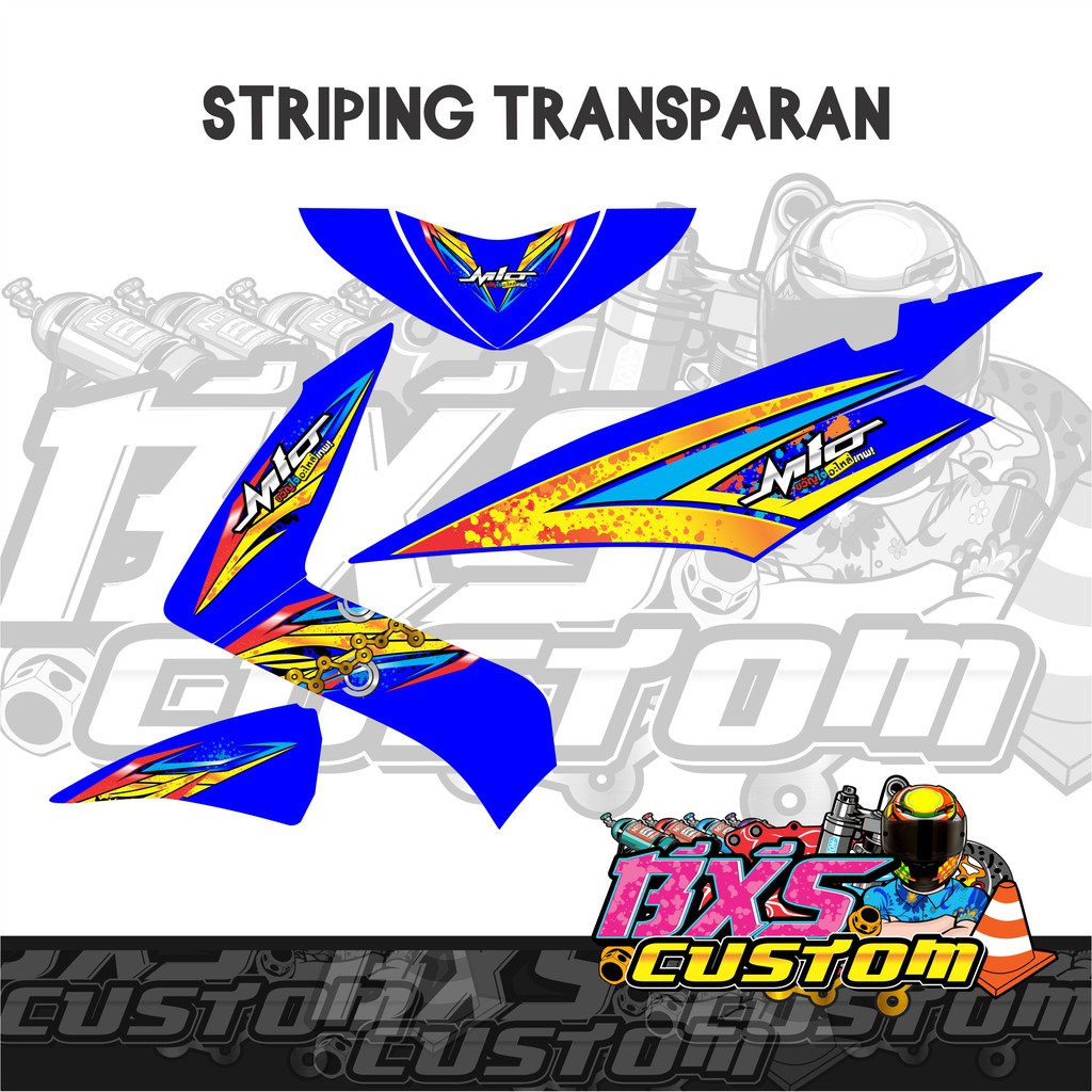 Striping Mio Soul Thailook Sticker Transparent Shopee Philippines