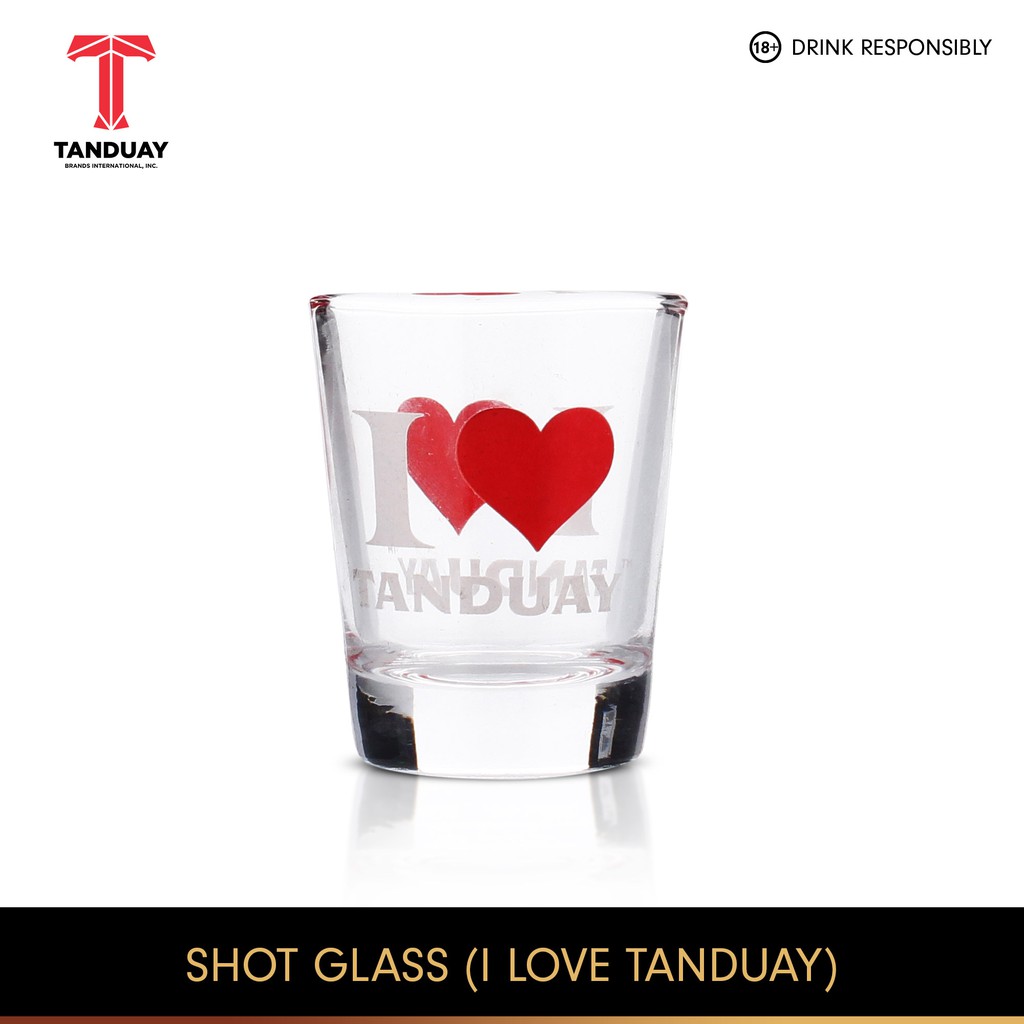 Tanduay Shot Glass (I Love Tanduay) Shopee Philippines