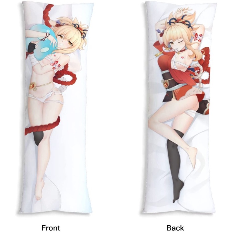 60x180cm Game Genshin Impact Yoimiya Body Pillow Case Hugging Body Prop Pillowcases Shopee