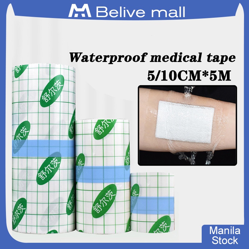 Waterproof Medical Tape Transparent PU Adhesive Plaster Antiallergic
