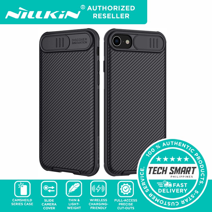 Nillkin Camshield Pro Series Case With Slide Camera Cover Iphone Se Case Iphone 8 Case Iphone7 Shopee Philippines