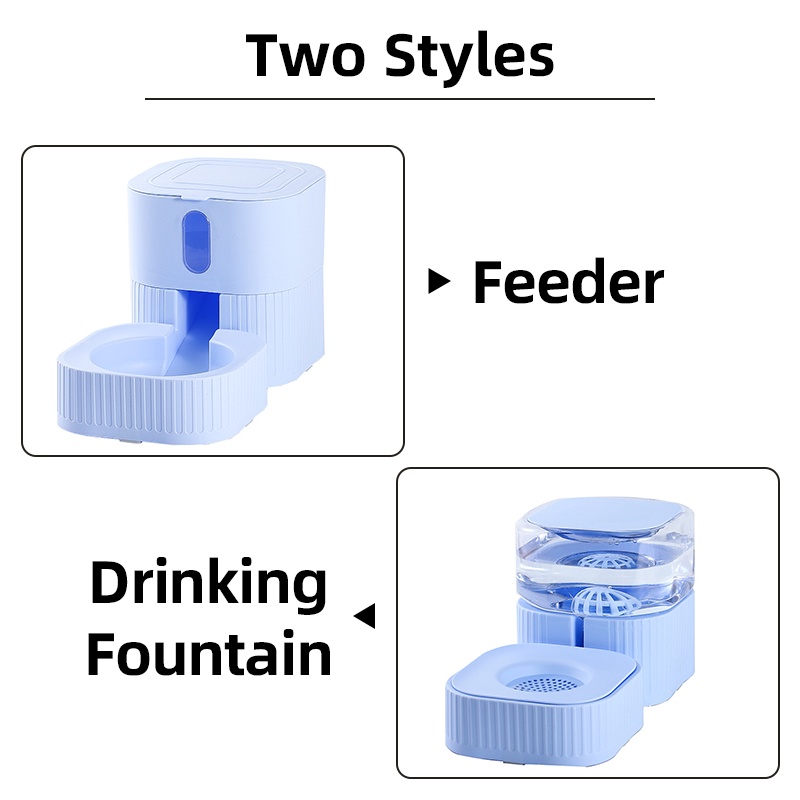 （hot）Automatic Pet Feeder water food feeder 1.8L dog cat water fountain bowl cat drinking fountain #3