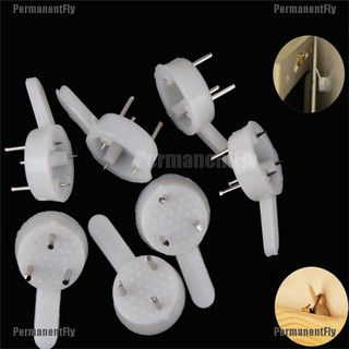 PermanentFly 100pcs Photo Frame Wall Hang Picture Clasps Solid Wall Nail Non-trace Nail Hooks
