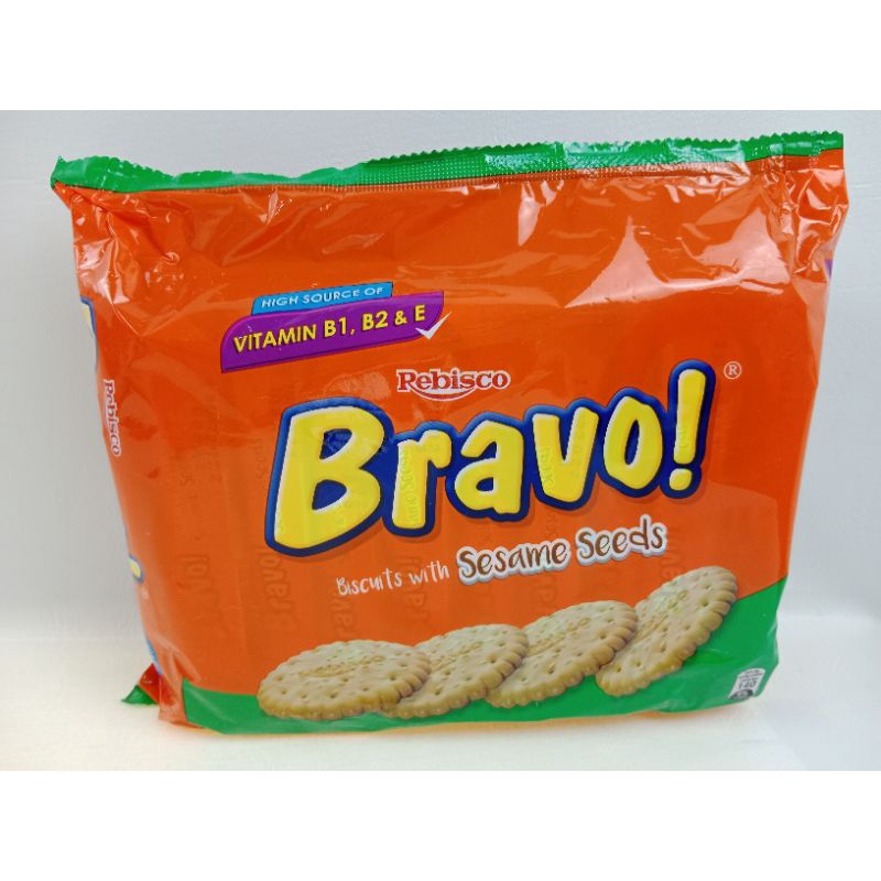 Rebisco Bravo Biscuits with Sesame Seeds 10 x 30g Shopee Philippines