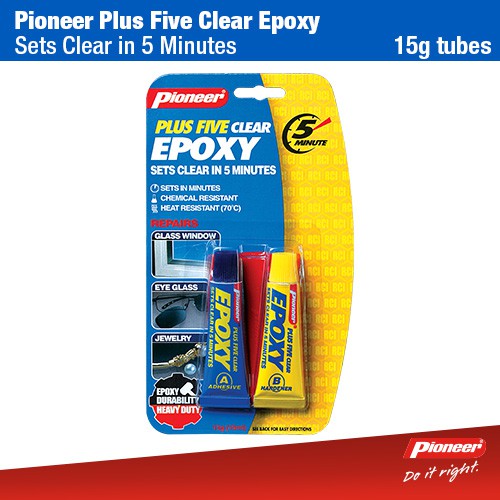 Pioneer Plus Five Clear Epoxy 15g Tube Shopee Philippines