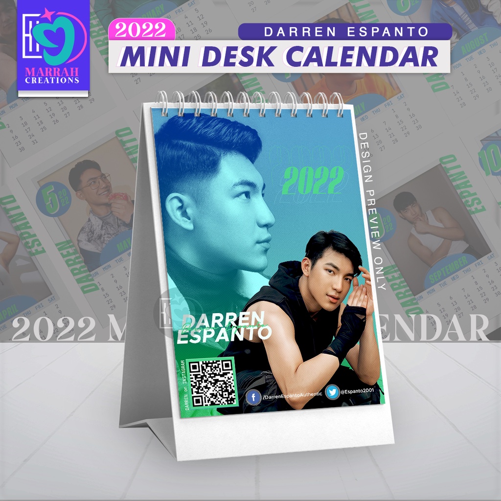 MPS Darren Espanto 2022 Calendars Shopee Philippines