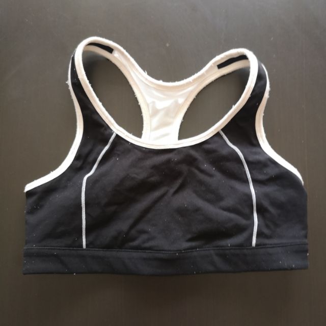 nike sports bra gray