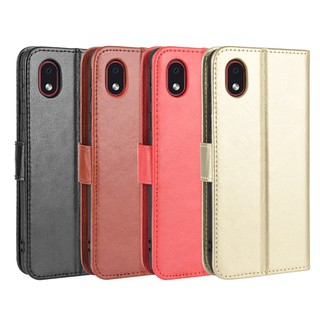 samsung core a01 case galaxy shopee phone leather wallet