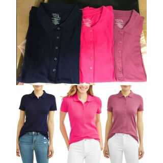 time and tru women's polo shirts