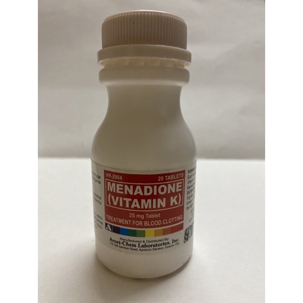 vitamin k (treatment for blood clotting) for fighting cock Shopee