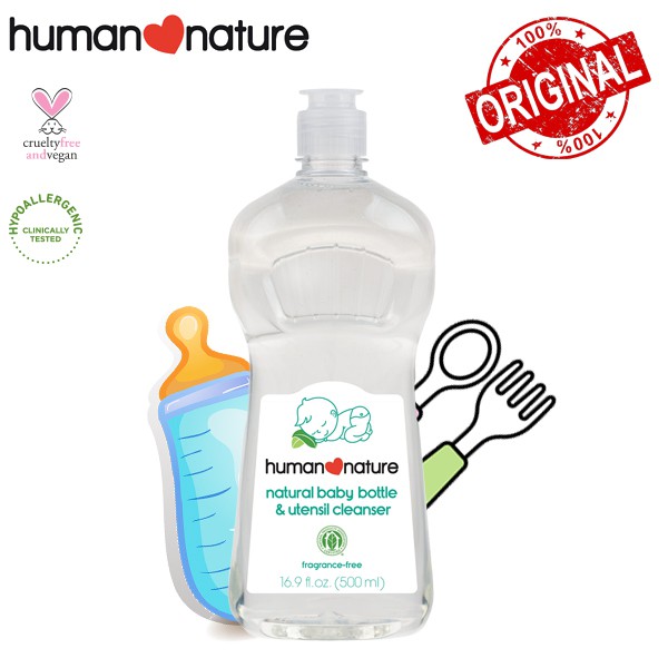 human nature baby bottle cleanser