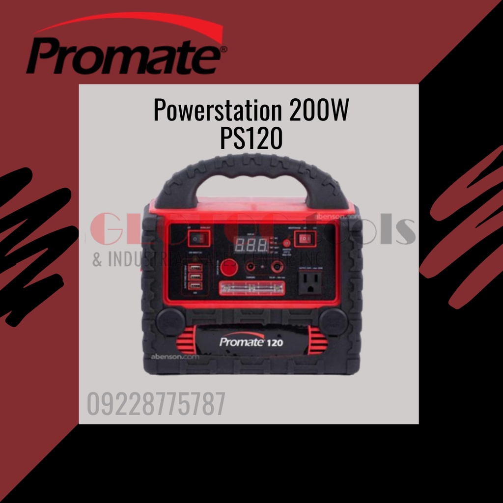 PROMATE POWER STATION 200WATTS PS120 | Shopee Philippines