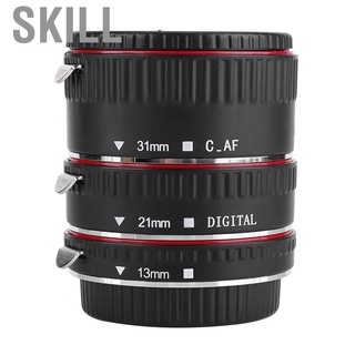 Skill Macro Extension Tube  Lens Auto Exposure Focus Flexible for EF-S Camera #3