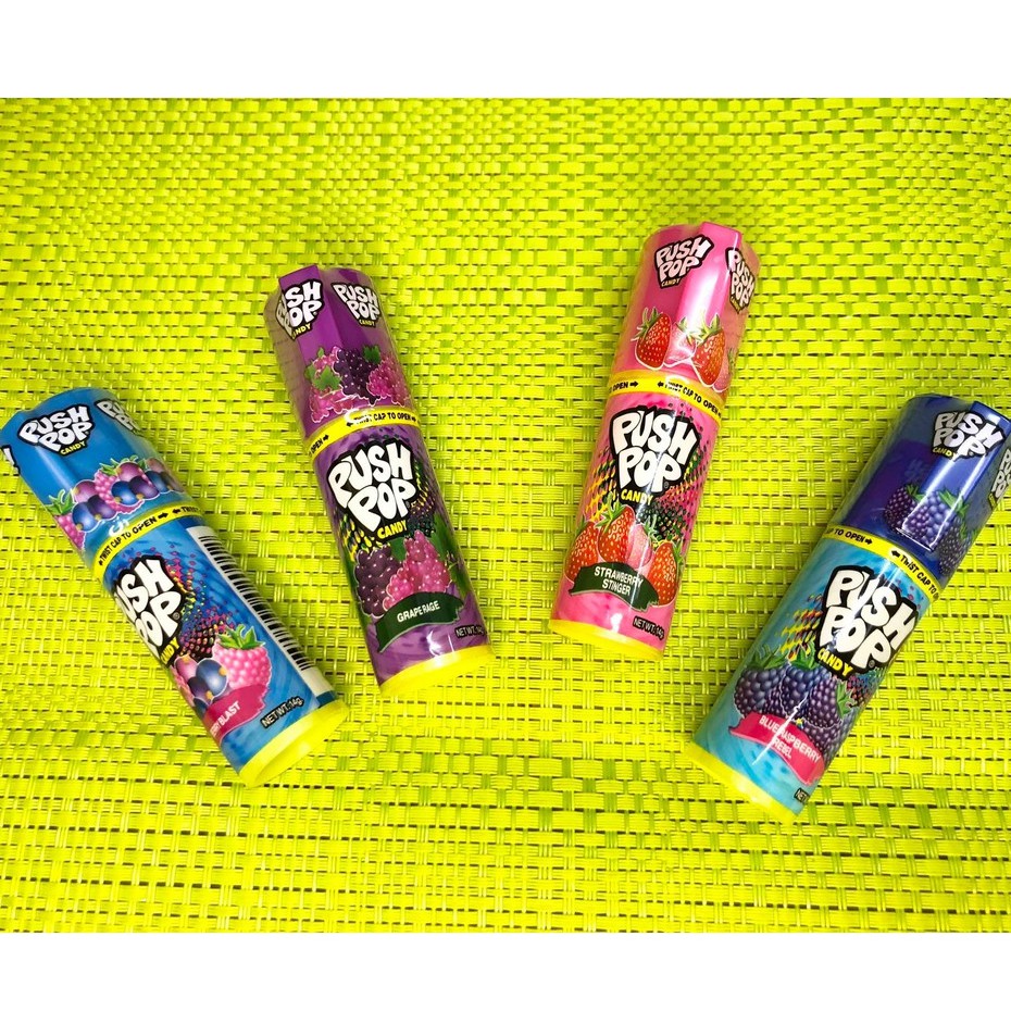 Push Pop Candy Assorted Fruit Flavours Shopee Philippines