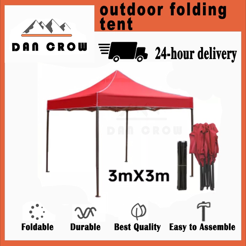 2x2M/3x3M Foldable Retractable Tent Outdoor With Frame Outdoor Garden