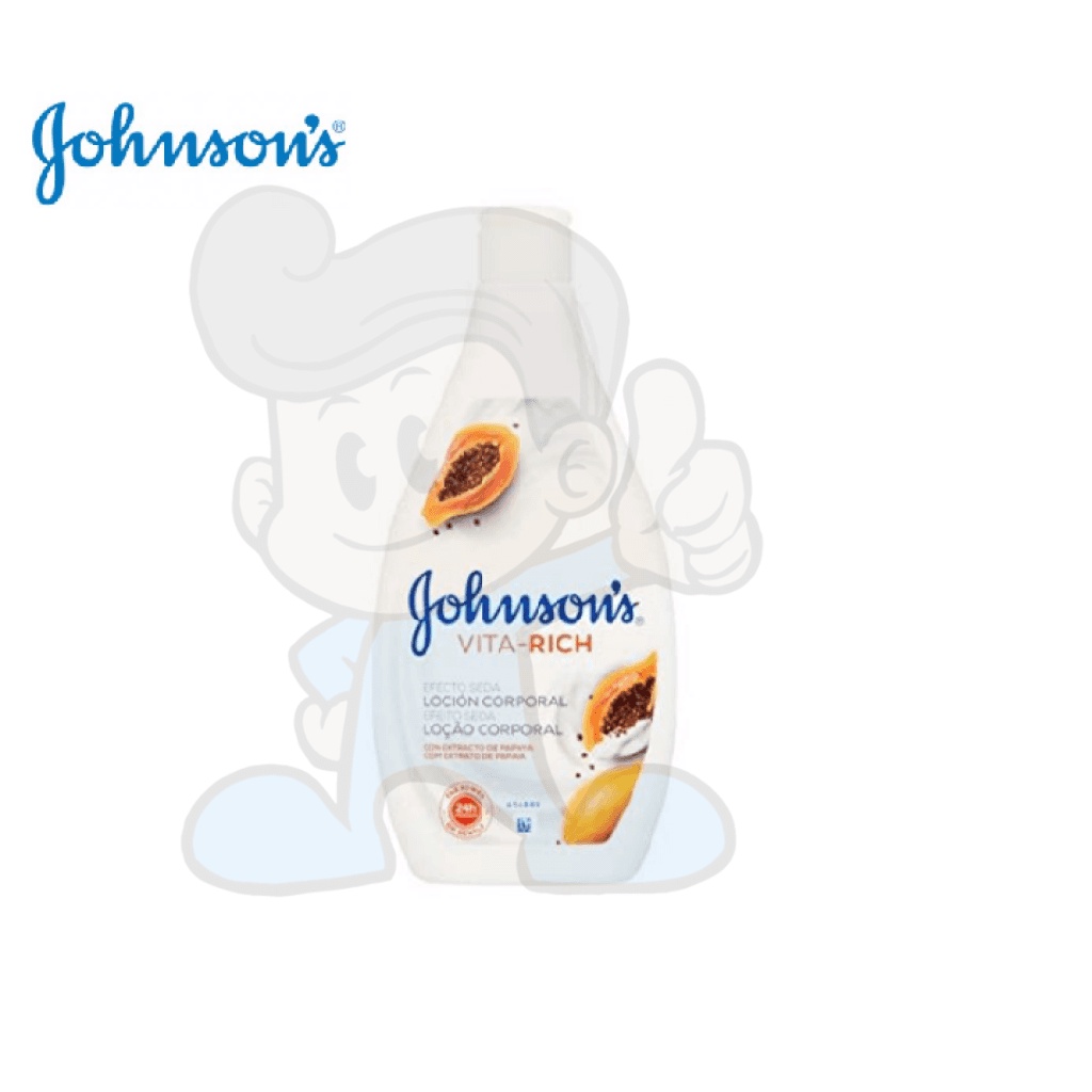 Johnsons Vita Rich Body Lotion with Papaya Extract 400mL Shopee