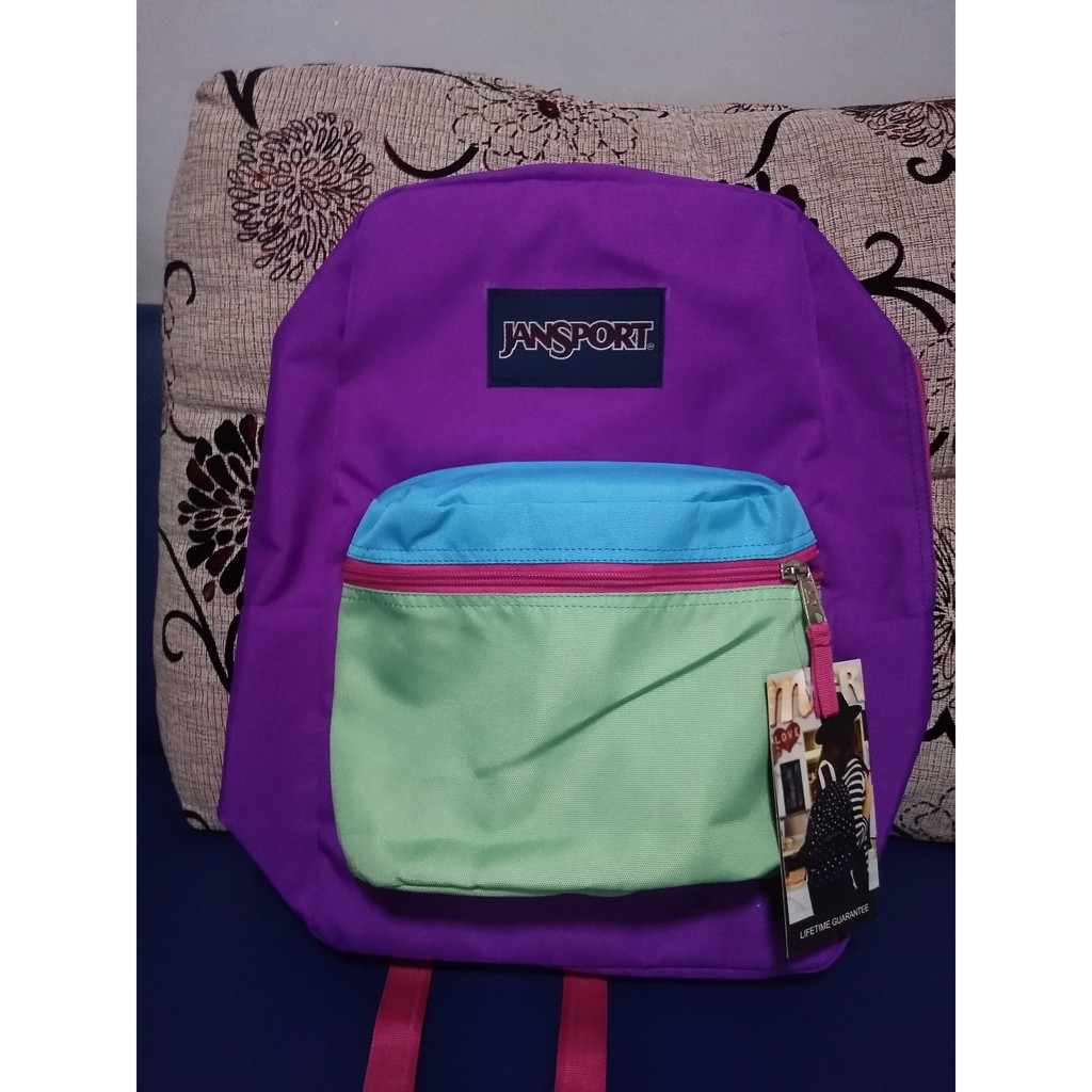 pastel purple jansport backpack