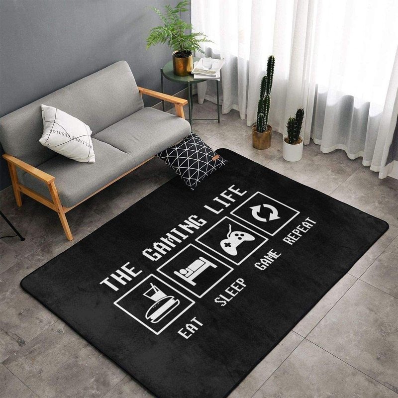 The Gaming Life Area Rugs Bedroom Living Room Kitchen Mat Children Play Throw Rugs Carpet Yoga Mat 50x80cm 80x1cm 100x150cm 1x160cm Shopee Philippines