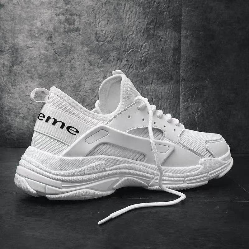 bulky white shoes