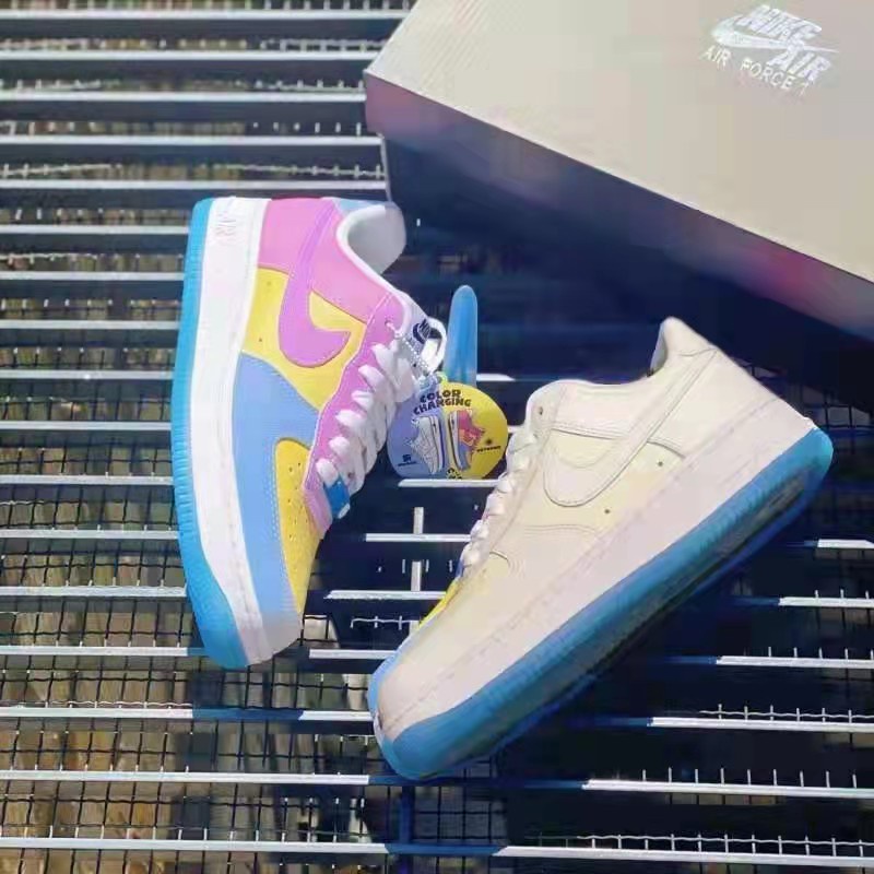 nike color changing airforce