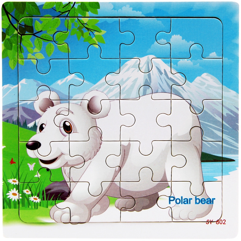 Cartoon Land before Time WOODEN JIGSAW PUZZLE Dinosaurs 100 pcs for Children