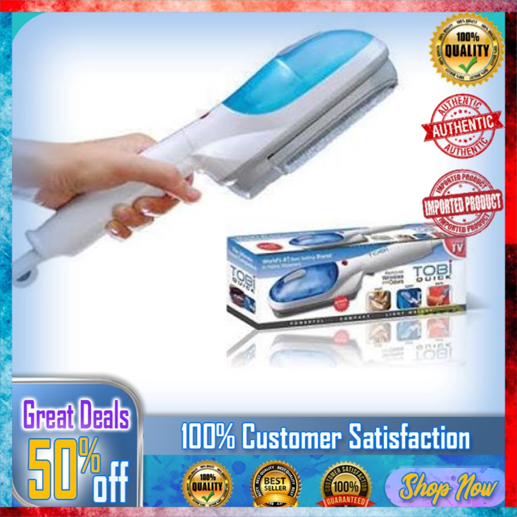 ZibuMall 100 Authentic Tobi Brand Travel Steamer Portable Cloth