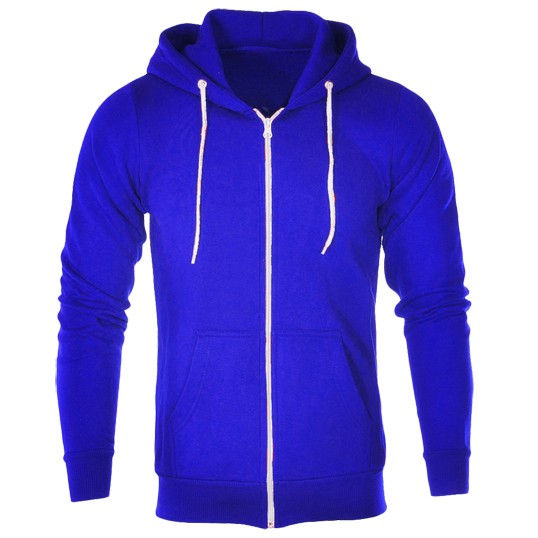 royal blue plain hoodie