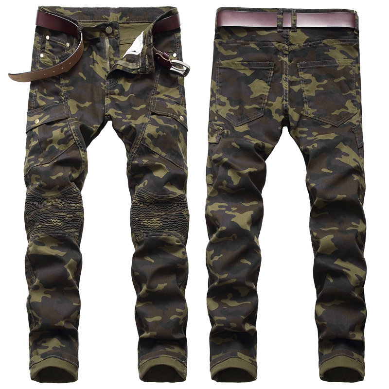 Men Skinny jeans MILITARY Camouflage 