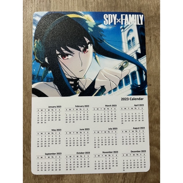 Customize Anime Calendar 2023 (5R) (small calendar) | Shopee Philippines