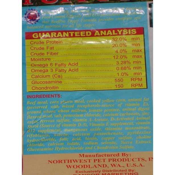 1kg Repack Beef Pro Adult Puppy Dog Food Shopee Philippines