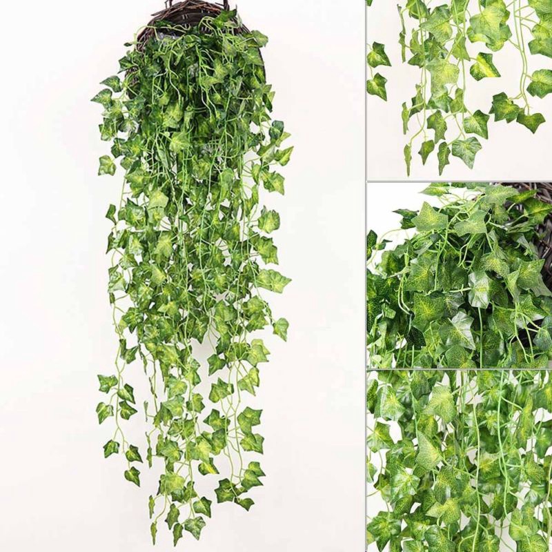 Artificial Ivy Vine Fake Foliage Flower Hanging Leaf Garland Plant Home Garden Wedding Decor