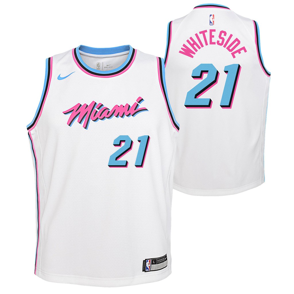 NBA Miami Heat Hassan Whiteside Jersey 