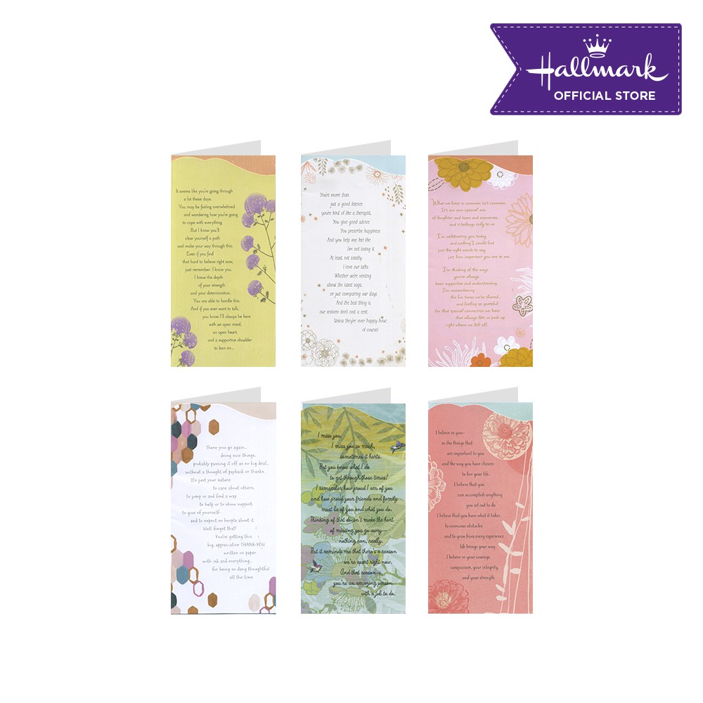 Hallmark Assorted Friendship Greeting Cards Between You And Me Set A 6 Pcs Cards And Envelopes Shopee Philippines