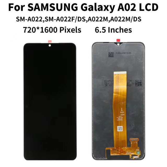 Black iFixmate A02 LCD Screen Replacement Touch Digitizer Display Assembly 6.5 for Samsung Galaxy A02 A022 SM-A022F SM-A022FDS SM-A022M SM-A022MDS 