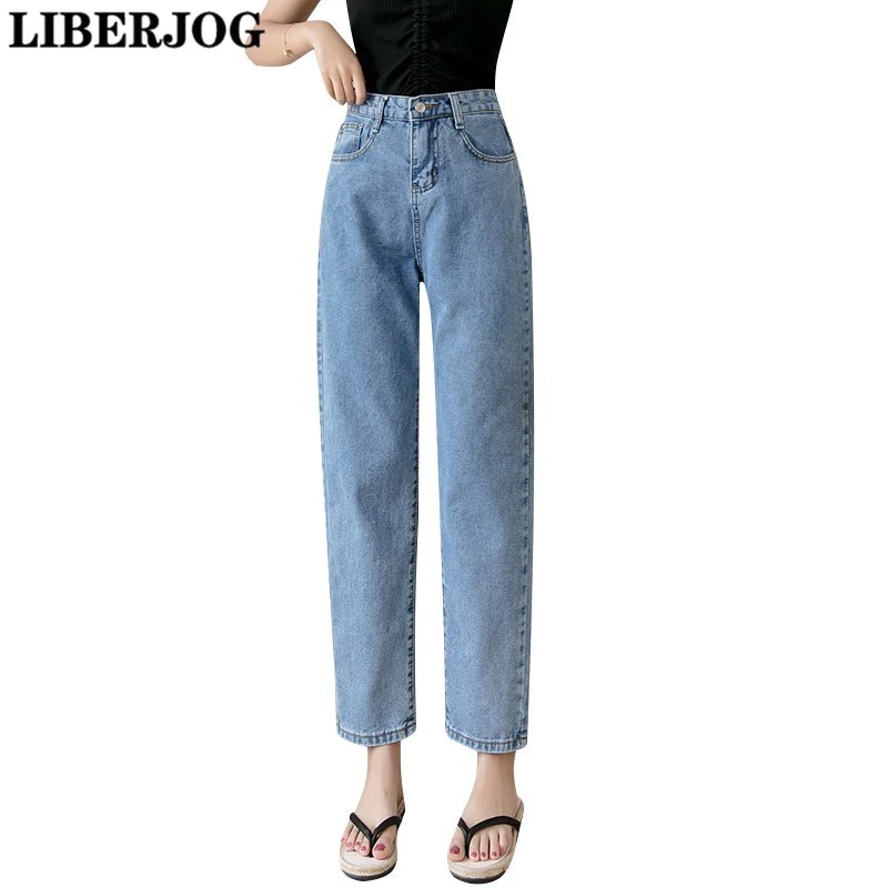 loose snow wash jeans