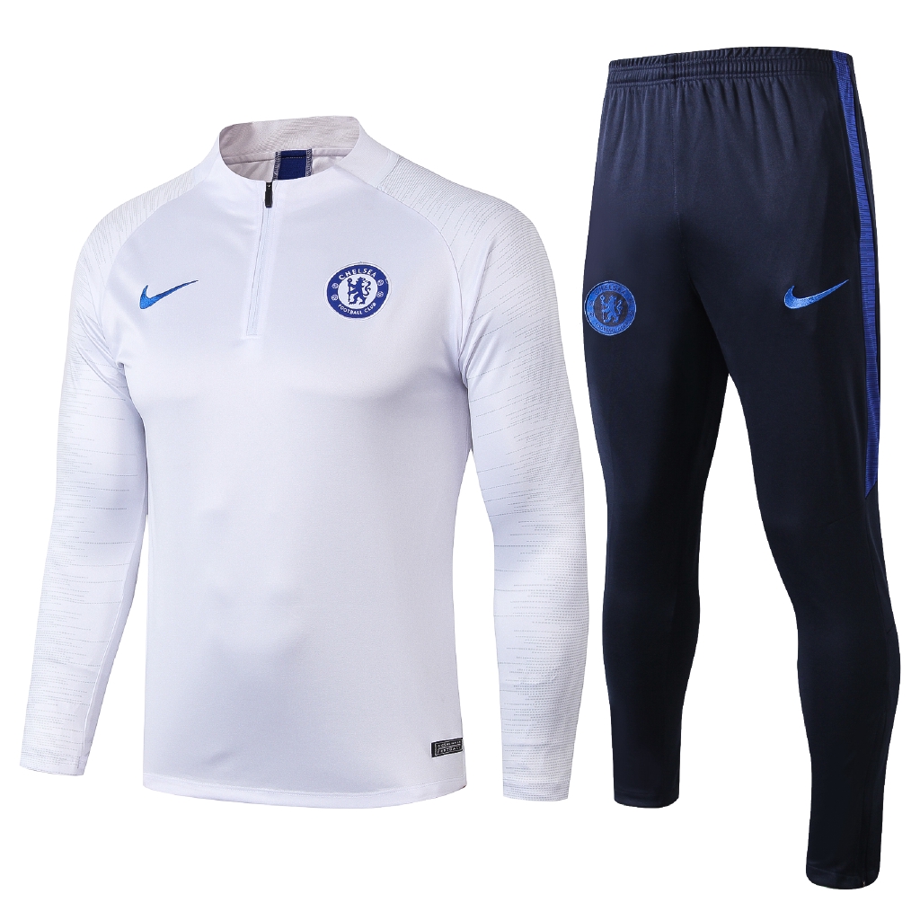 chelsea white long sleeve jersey