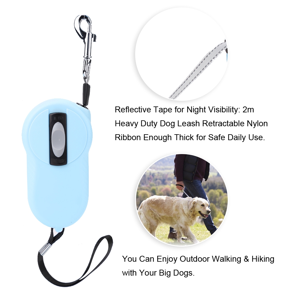 thick retractable dog leash