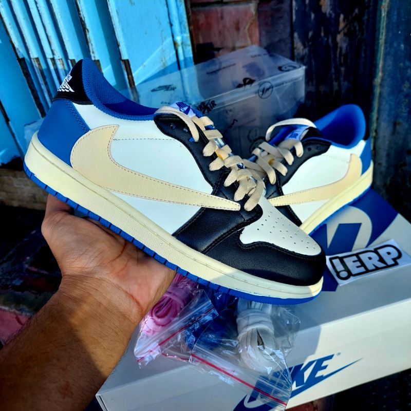 Air Jordan 1 Low Travis Scott X Fragment Highest Quality Shopee Philippines