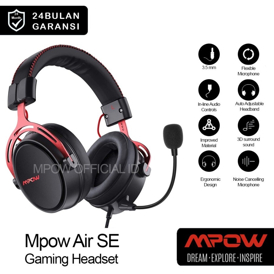 Original Mpow Air SE Gaming Headset Official Guarantee | Shopee Philippines