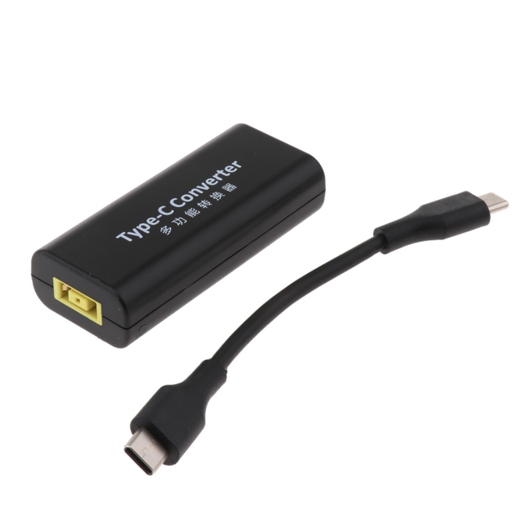 Type C Male to Square USB Female Power Charger Converter for Lenovo ...