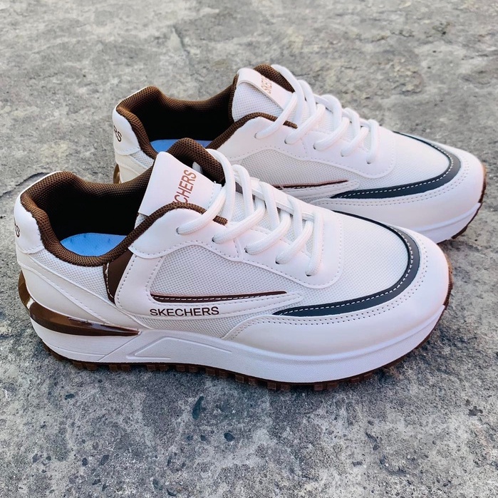 skechers white shoes