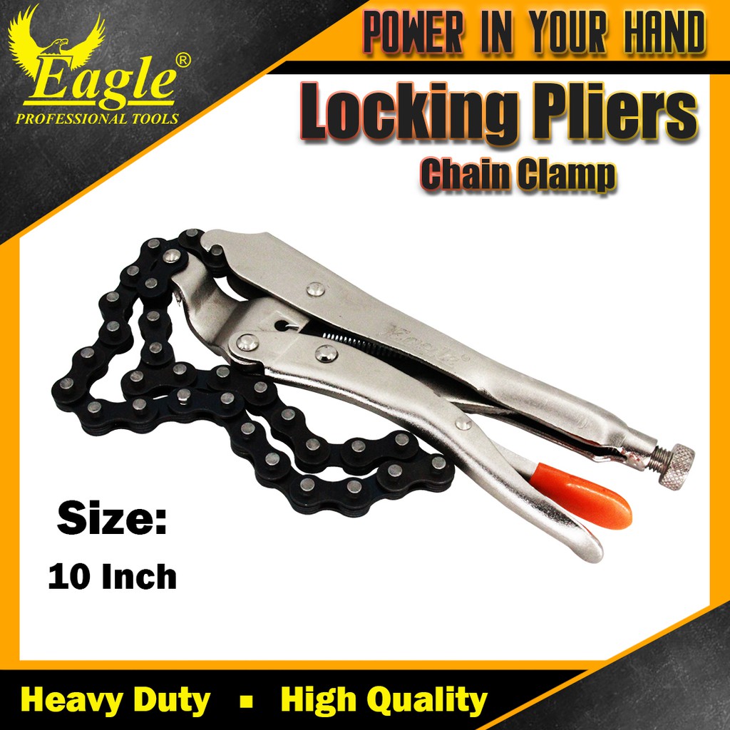 Eagle Chain Clamp Locking Pliers Oil Filter Wrench 10inches Shopee