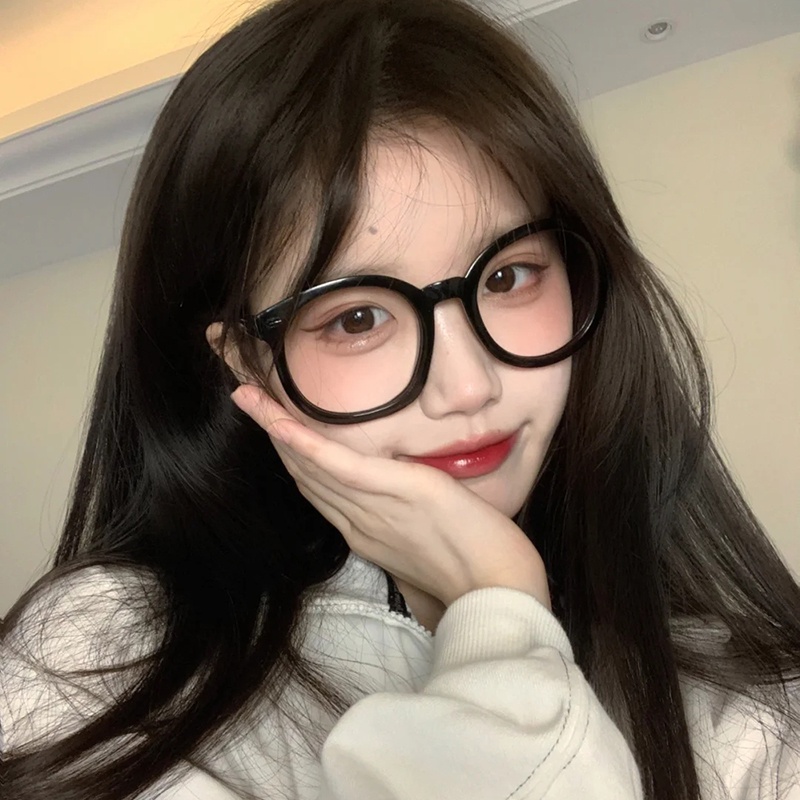 Round Framed Glasses Korean Style Simple | Shopee Philippines