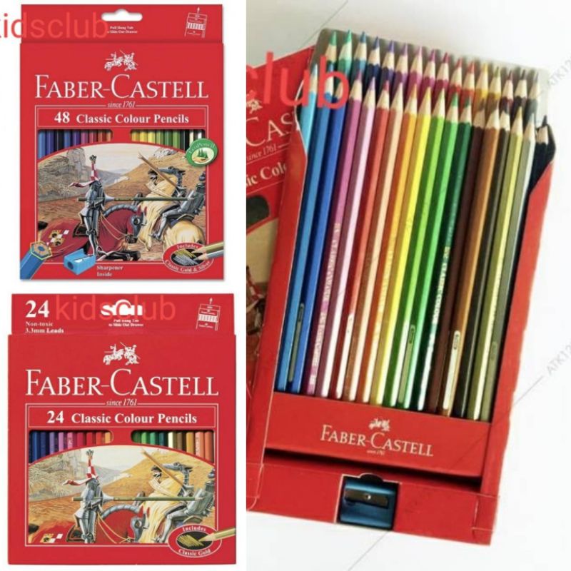 Classic Faber Castell Color Pencils 12/24/36/48 Shopee Philippines