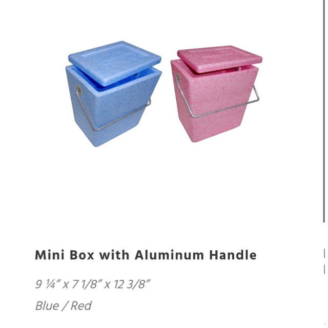 STYRO BOX / MINI BOX / ICE CANDY BOX 