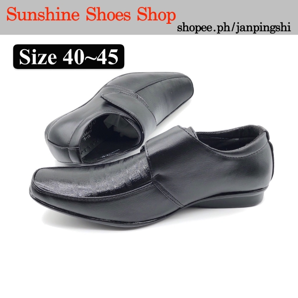 size 14 black dress shoes