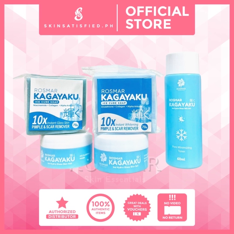 Hydra Glass skin set by rosmar Shopee Philippines