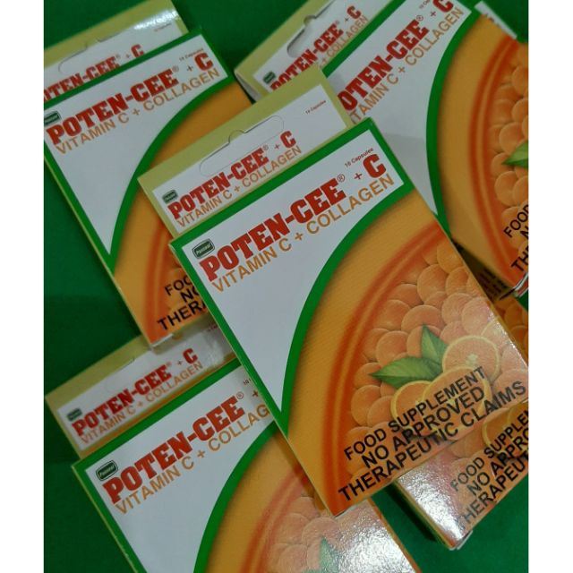PotenCee with Collagen capsule 10 capsules Shopee