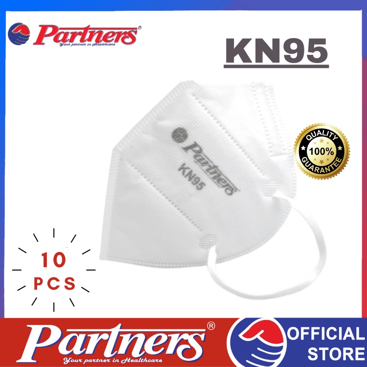 Partners KN95 Face Mask Medical Grade (10 pieces/pack) l2 Shopee