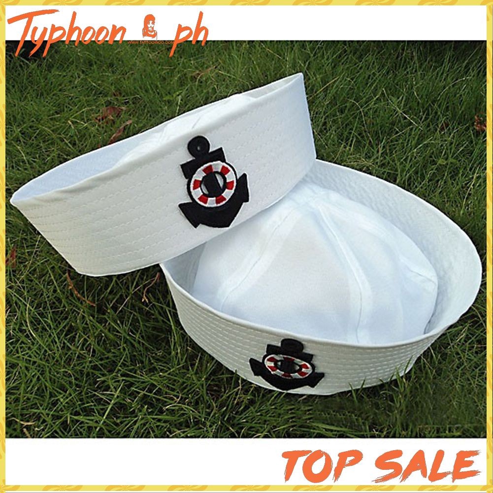 white sailor hats for sale